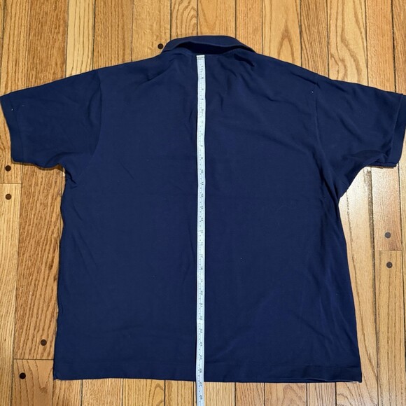 Lacoste Classic Fit Navy Blue Polo Shirt Mens XXL Short Sleeve Cotton - Picture 9 of 10